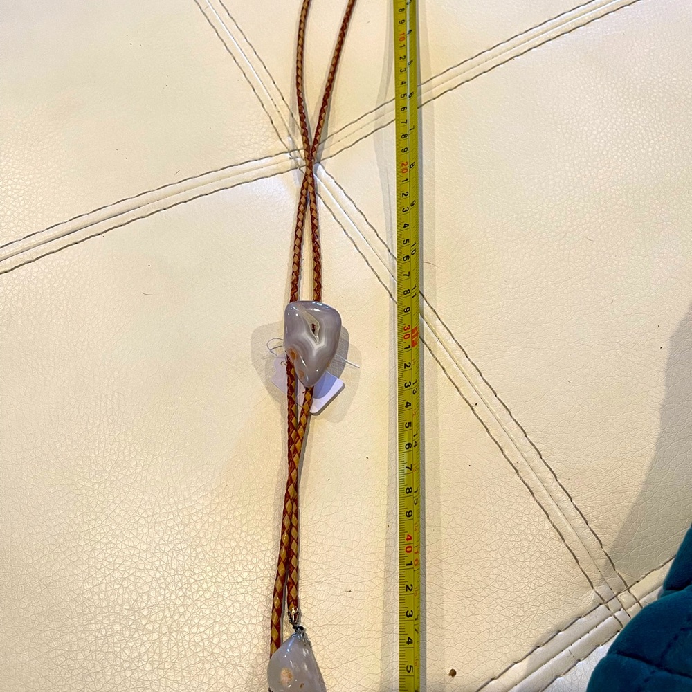 Stone bolo tie
